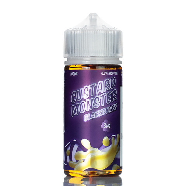 Custard Monster - Blackberry Custard - 100ml - Black Coral